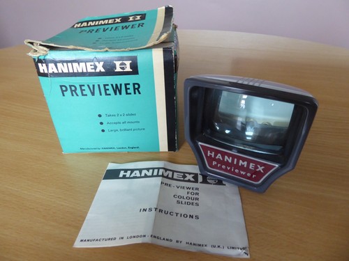 Hanimex vintage slide viewer - hanimex,