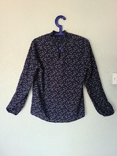 VANESSA ZANI NAVY BLUE FLORAL