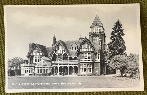 Vintage postcard cerne abbas - postcard,