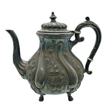 Vintage Metal Ornate Electro