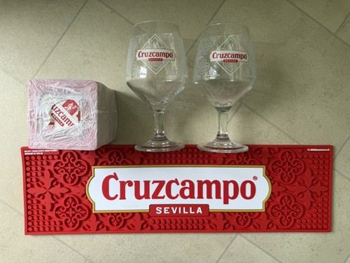 Cruzcampo set rubber bar - cruzcampo,