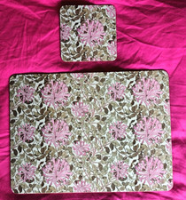 William Morris Honeysuckle Dinner Placemats x 8 & Coasters x 7 art nouveau