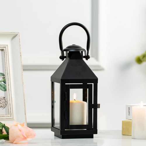 Nuptio candle lantern black - lantern,