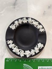 Wedgwood Dish, Black & White, 9cm Diameter, Perfect Condition, Lovely Ornament
