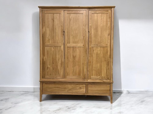 Natural solid oak triple - natural,