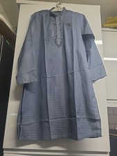 Boys Asian Pakistani Salwar Kameez Noorie Collection size 30 blue