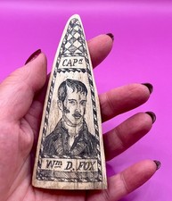 Vintage Faux Scrimshaw