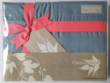 CLARISSA HULSE Standard Pillowcase PAIR New MINI PATCHWORK MARINE
