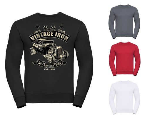 Sweatshirt hot rod car - us,