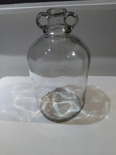 Vintage glass demijohn jar - vintage,