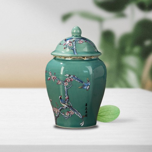 Ceramic ginger jar chinese - ceramic,