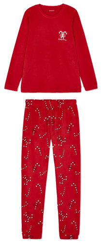 Ladies micro fleece pyjamas - ladies,
