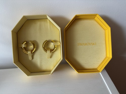 Swarovski crystal hoop yellow - crystal,