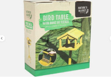 SALE PRICE!Nature's Market Premium Bird Table With Built In Feeder New Boxed £45