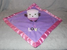Circo owl comforter soft toy purple blankie