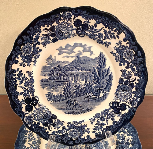 Avon scenes blue palissy - avon, by