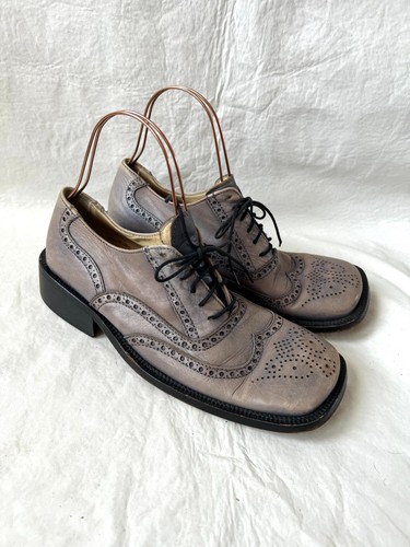 Wingtip shoes blue - , beige