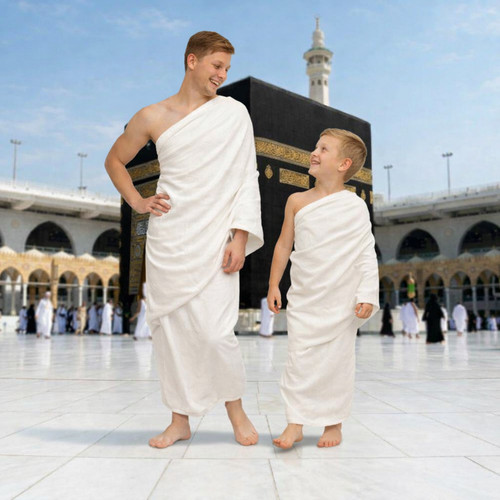 Piece ihram for umrah - ihram, men
