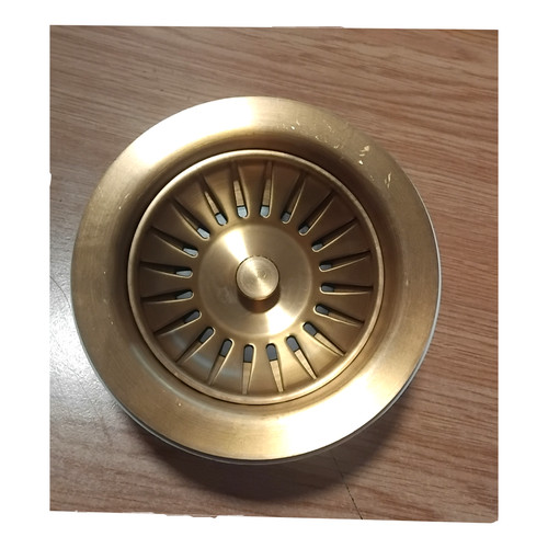 Brushed gold kitchen sink - kitchen,