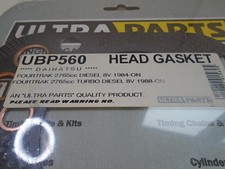 Ultra Parts Cylinder Head Gasket UBP560 fits Daihatsu Fourtrak 1984-ON