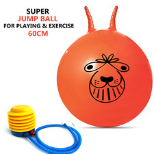 60CM RETRO LARGE SPACE HOPPER TOY ADULT KIDS BOUNCE WITH FREE PUMP