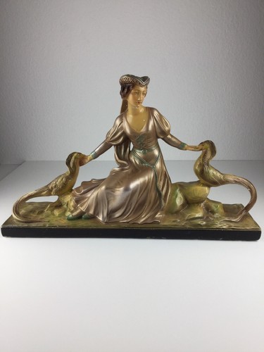 French art deco figurine - french,