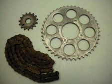 #0172 Kawasaki KZ400 KZ 400 Chain & Sprockets