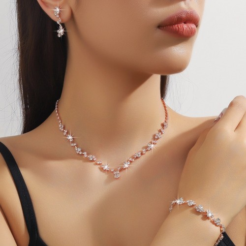 Rhinestones jewelry set - jewelry,