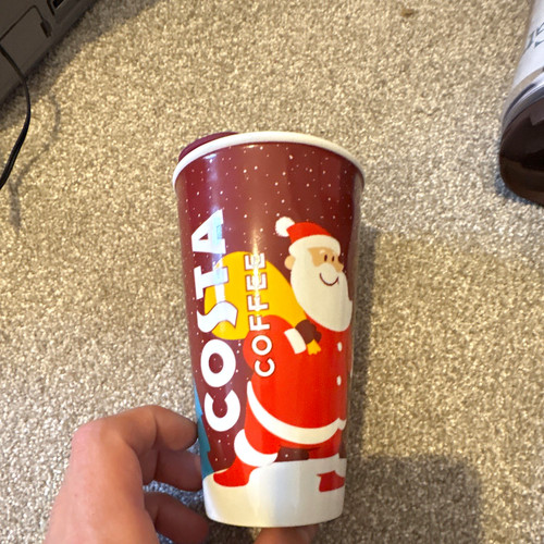 Costa coffee christmas - costa, santa