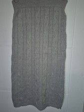 Ladies Size 10 Grey Cable