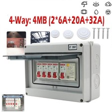 4 Way Consumer Unit Fuse Box 4