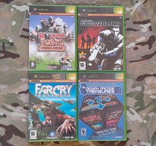4 x Original Xbox Games- Worms Forts, Snowblind, Far Cry Instinct, Midway Arcade