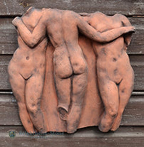 Classical wall plaque - plaque, in
