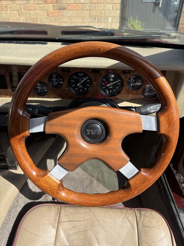 Wooden steering wheel - steering,