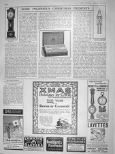 Old Antique Print 1909