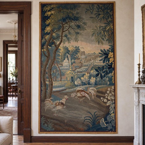 Antique aubusson verdure - antique,