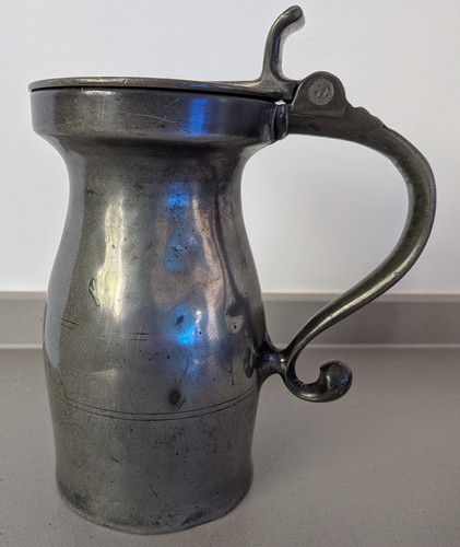 Pewter 18th century double - 18th,