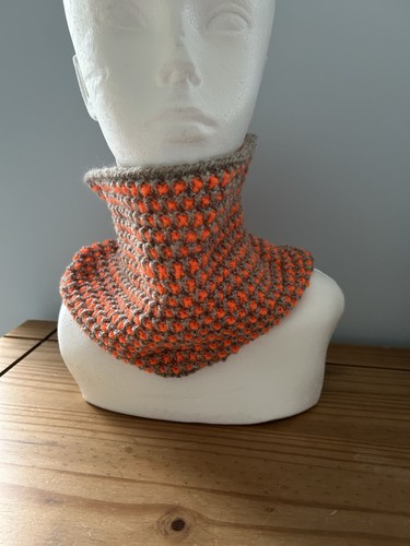 Hand knitted infinity - hand,