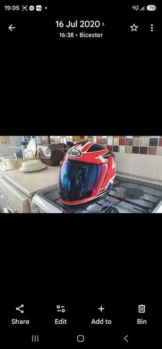 Arai mirrorized sheild - sheild,, helmet
