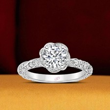 Platinum Diamond Ring For