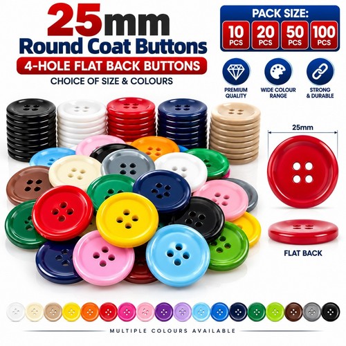 25mm round coat - 25mm,
