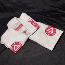 Gracie Barra GB Jiu Jitsu BJJ Gi Kimono Top and Pants Youth Y6 White GBY6W#01