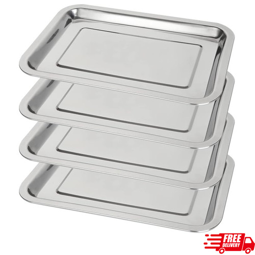 Stainless steel baking tray - stainless,