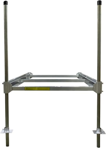 Aluminum dock frames and - dock,