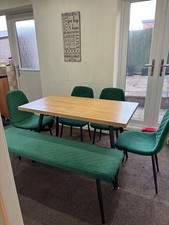 dining table and chairs