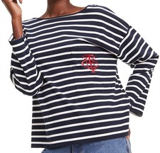 Tommy Hilfiger Th Essential Breton Women's Top BNWT