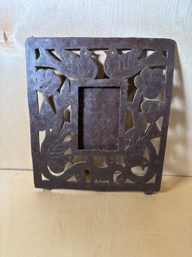 Haitian folk art metal picture - haitian,