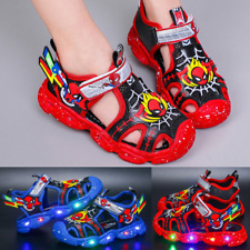 Boys Spiderman Glow Shoes