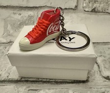 Red Converse Coke Sneaker Keyring Chuck Taylor All-Star Coca Cola High Gift Box