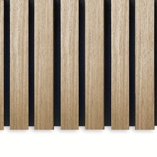 Acoustic slat wall panel Real